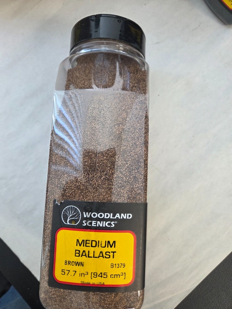 Woodland Scenics B1379 Medium Ballast, Brown, 57.7 Cu. In.