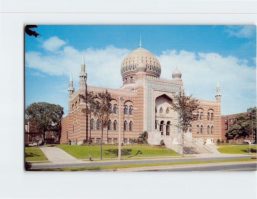 Postcard Tripoli Temple Shrine Mosque Milwaukee Wisconsin USA