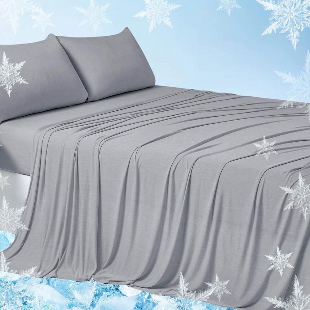 Cooling Sheets, Arc-Chill Q-Max 0.5 Cooling Bed Sheets for Hot Sleepers, Thin...