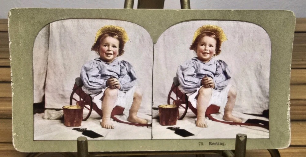 Antique Stereoview Card 