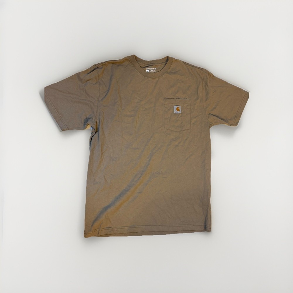 Carhartt Men's K87 Medium Short Sleeve T-Shirt - Desert