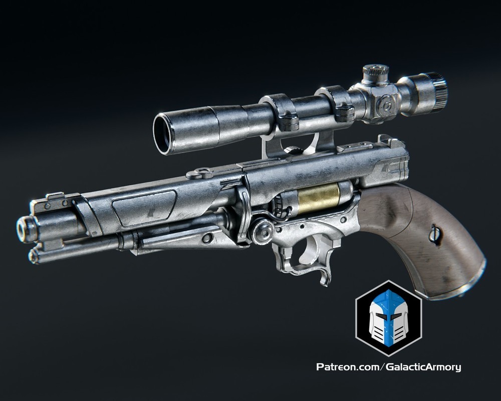 Custom 3D Printed Westar 88 Blaster Replica Prop 1:1 (Painted)