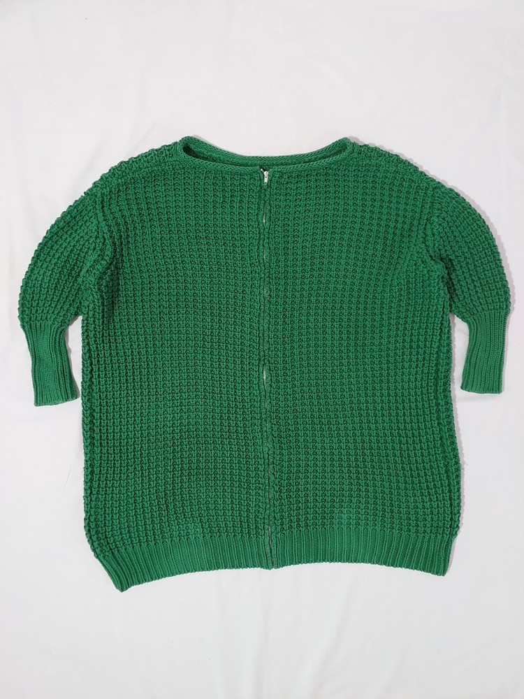 Acne Studios Oversize Dress Zip Green Size S