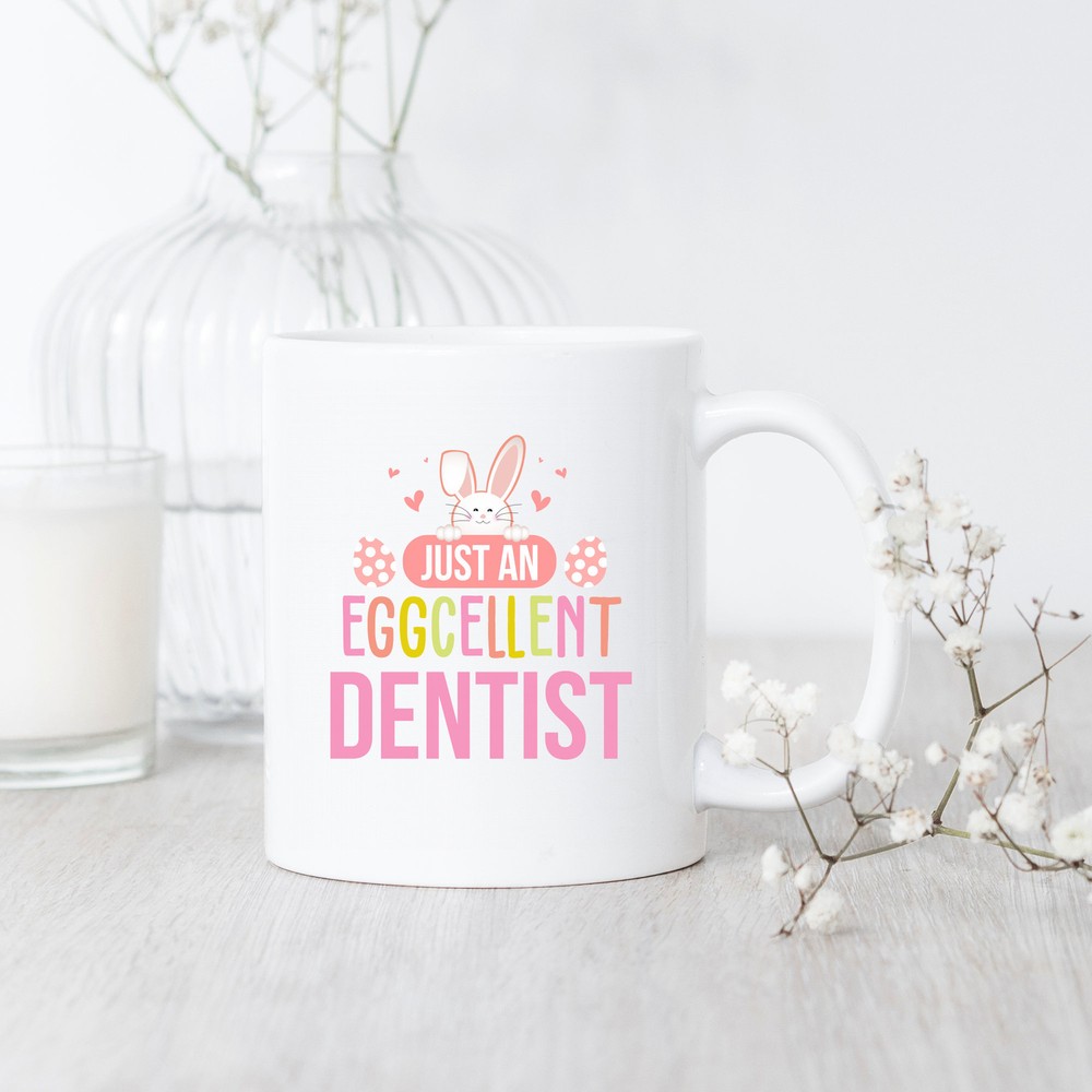 Funny Eggcellent Dentist Mug – Perfect Easter Gift for Dentists