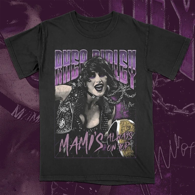 Rhea Ripley Mami Always on Top Classic T-shirt Cotton unisex Tee All Sizes ZL459