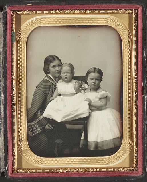 Gertrude Mercer Hubbard Grossman Roberta Bell Mabel Bell Girls ca 1860s