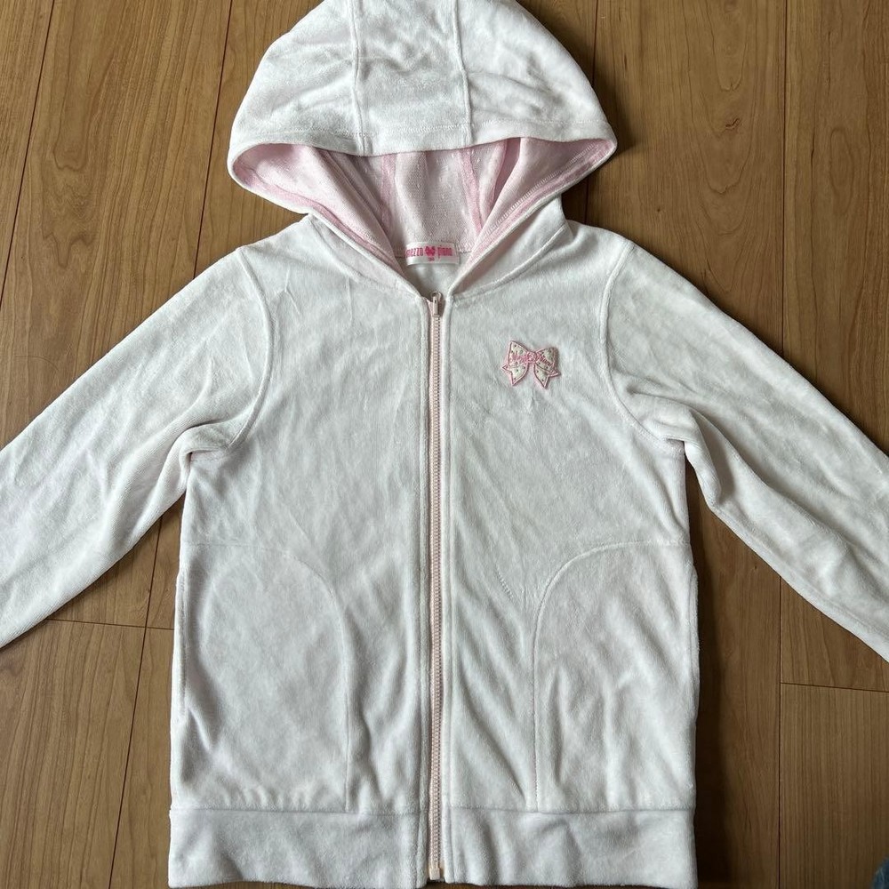 Mezzo Piano Pink Parka 130cm Removable Inner Flannel New Condition