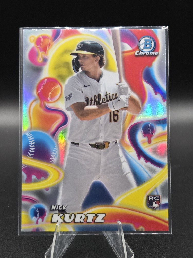 Nick Kurtz Melt Mashers RC 2025 Bowman Chrome Rookie #MM-25 Athletics AL ROY