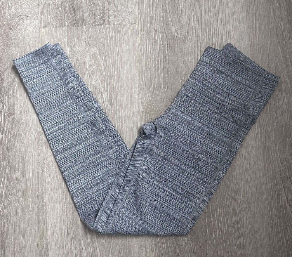 Athleta|Leggings|White/Grey(s)Stripe|NWOT|SZ S