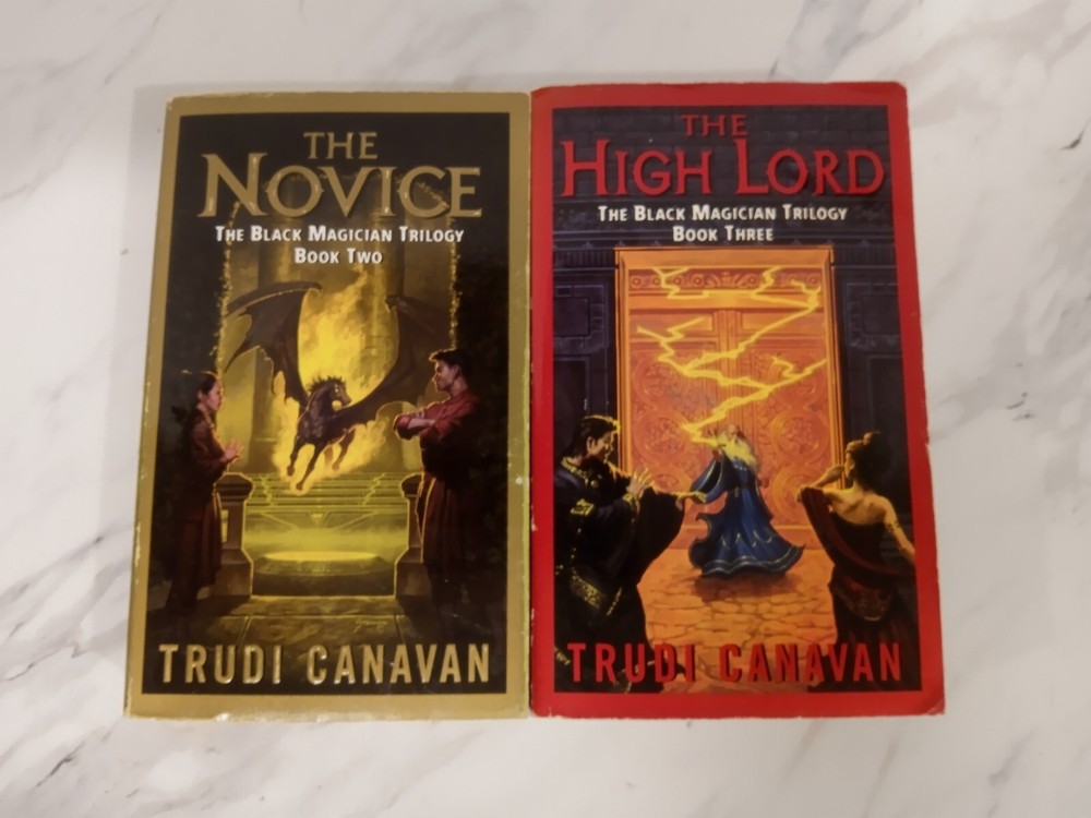 The Black Magician Trilogy By Trudi Canavan - Book #2 Novice + #3 High Lord