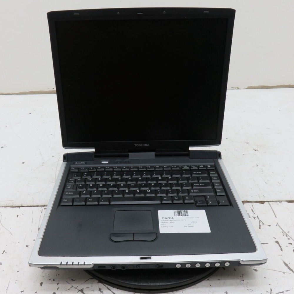 Toshiba Satellite 1415-S173 Laptop Intel Celeron 256MB Ram No HDD or Battery
