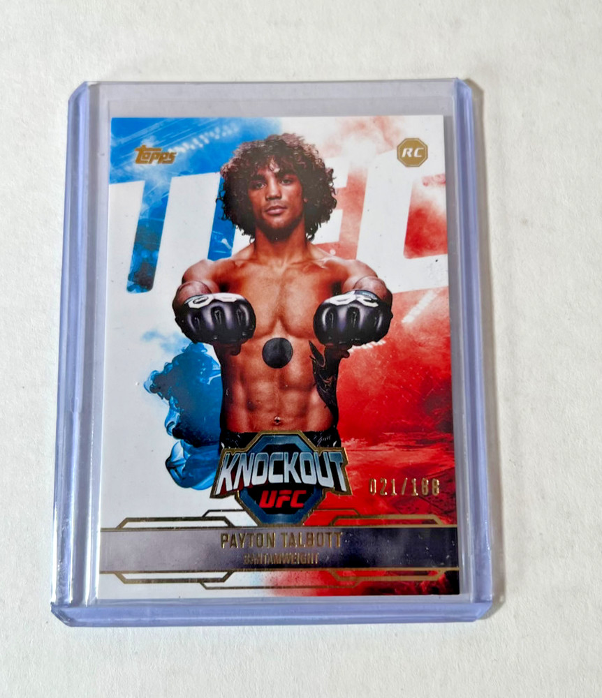 2025 Topps UFC Knockout - Payton Talbott #37 Gold /188 (RC)