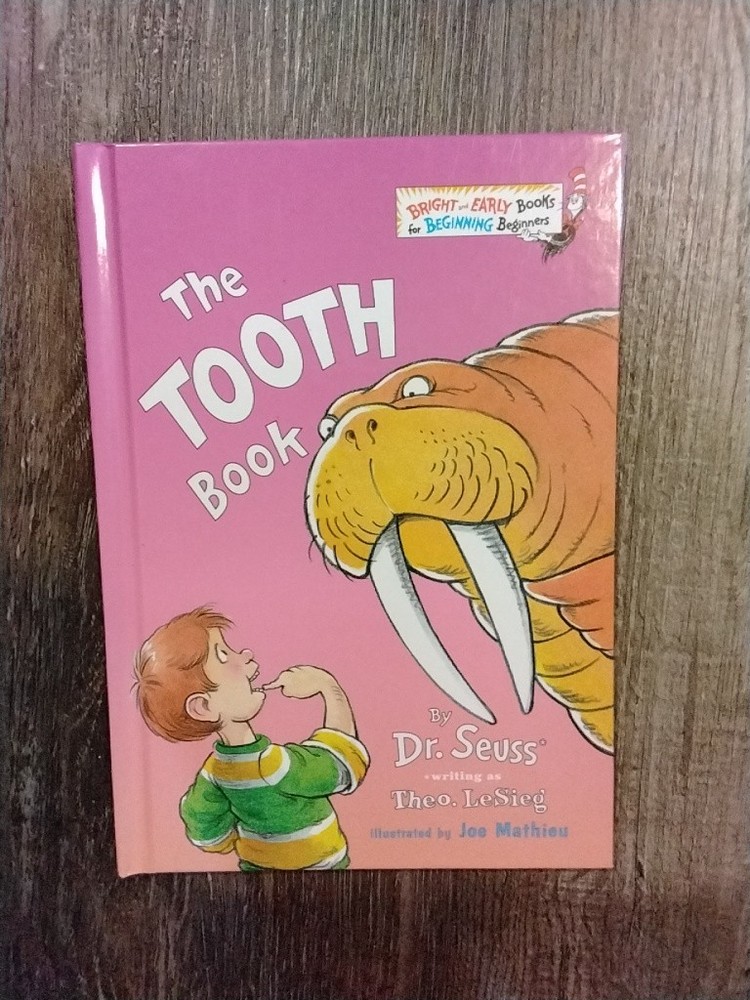 The Tooth Book by Theo LeSieg Dr. Seuss beginner hardcover book 6.25