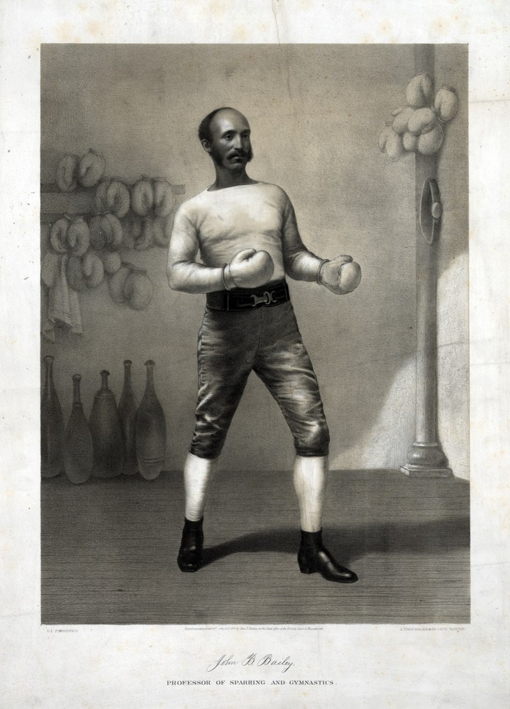 9449.Decoration Poster.Room interior.Wall design art.John Bailey Sparring Boxing