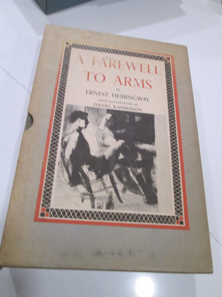 Ernest Hemingway A FAREWELL TO ARMS Illustrated Slipcased Edition 1948