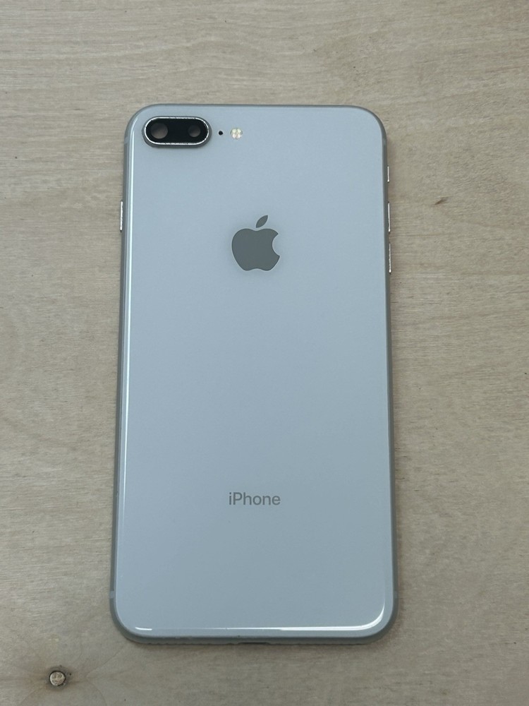 iPhone 8 Plus  White Back Housing Replacement OEM W Small Parts Grade B