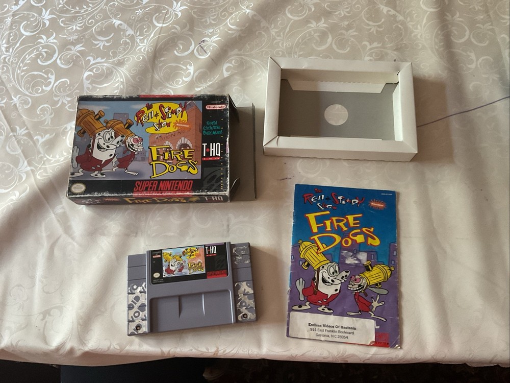 Super Nintendo - SNES - The Ren & Stimpy Show: Fire Dogs - Authentic, Tested