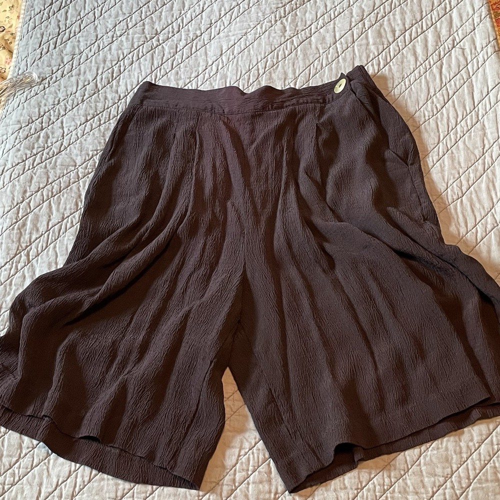 VTG Vintage CAROLE LITTLE Coulottes Gauchos Skort Navy Blue Size 12