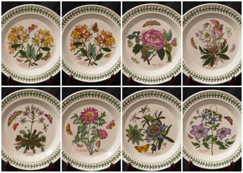 Portmeirion Botanic Garden Dinner Plate -U CHOOSE - Flowers, Butterfly -OLD MARK