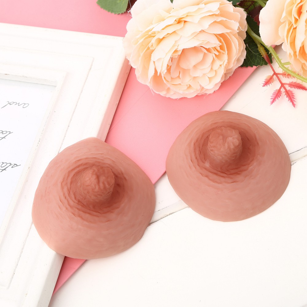 US Reusable Soft Silicone Prosthetic Simulation Breast Enhancement Nipple,Cover