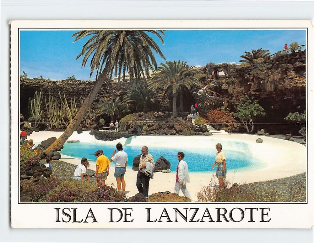 Postcard Jameos del Agua Isla De Lanzarote Spain