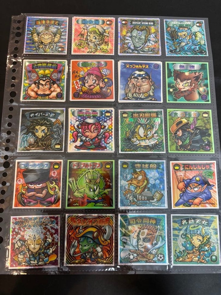 Bikkuriman 2000 Stickers Complete Set 5th Edition 25 Years Old Used