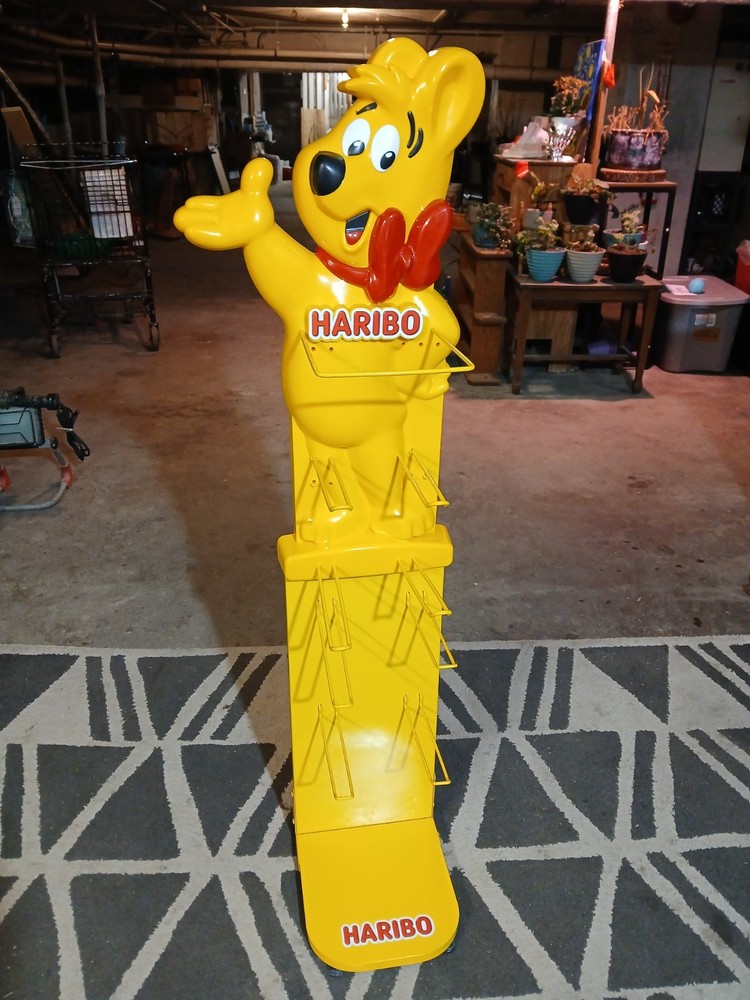 RARE Offical Haribo Bear Display #470924 Retail Shelf Yellow Bear 90s Vintage