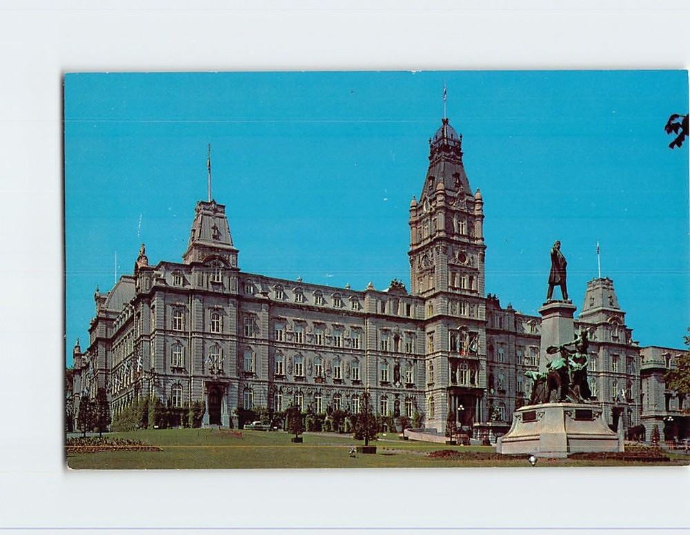 Postcard Parliament Buildings Quebec City Canada