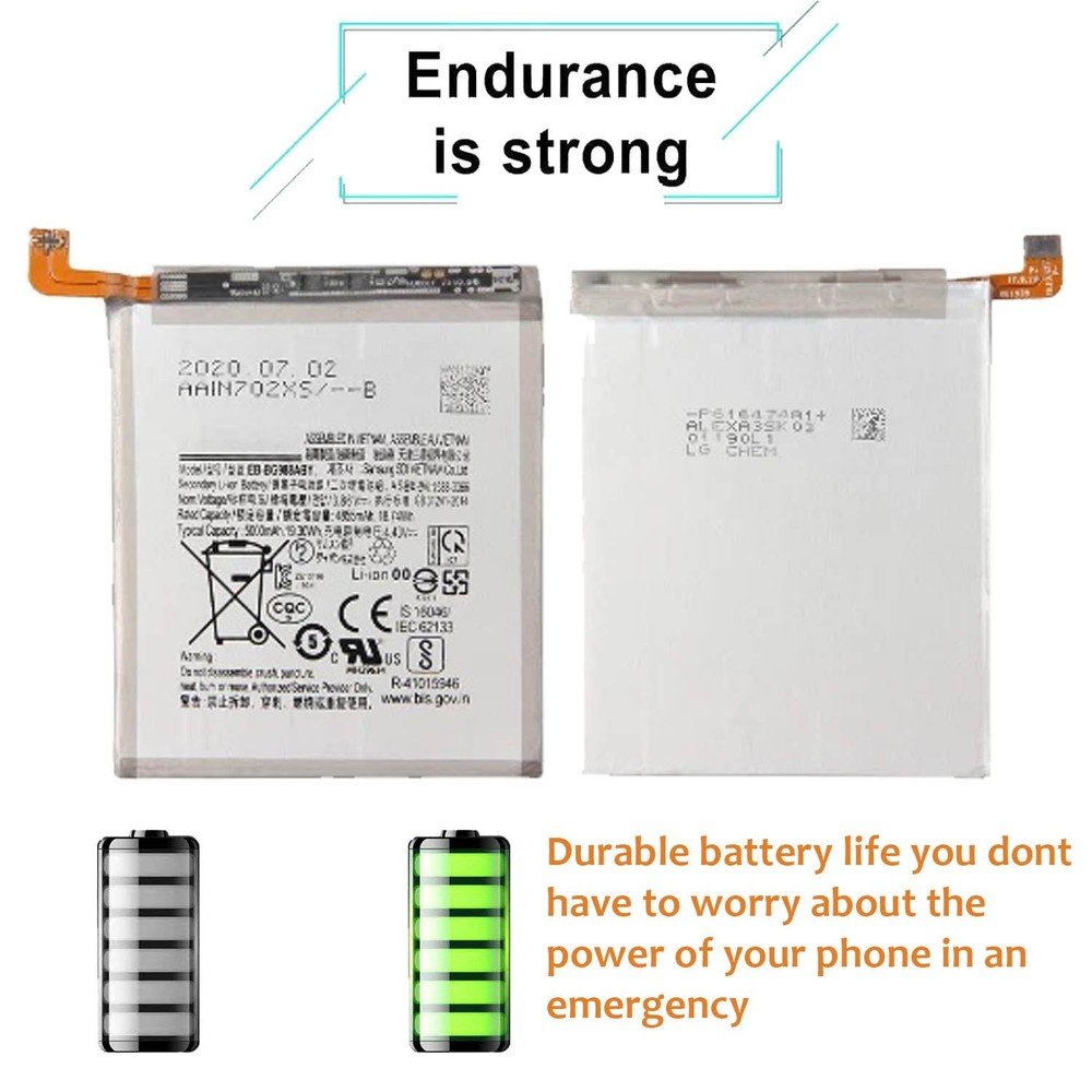 Replacement Battery For Samsung Galaxy S20 Ultra (Premium)