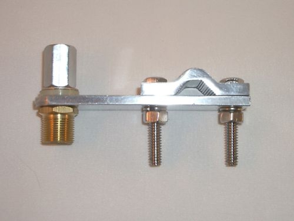 WORKMAN HM-1 ANTENNA MIRROR MOUNT FLAT BAR ALUMINUM  3/8-24 Stud