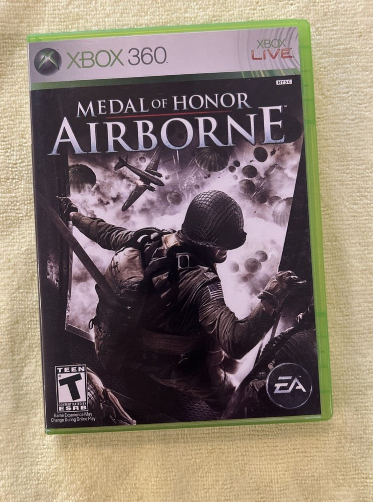 Medal Of Honor: Airborne (Xbox 360, 2007) Complete With Manual Tested CIB