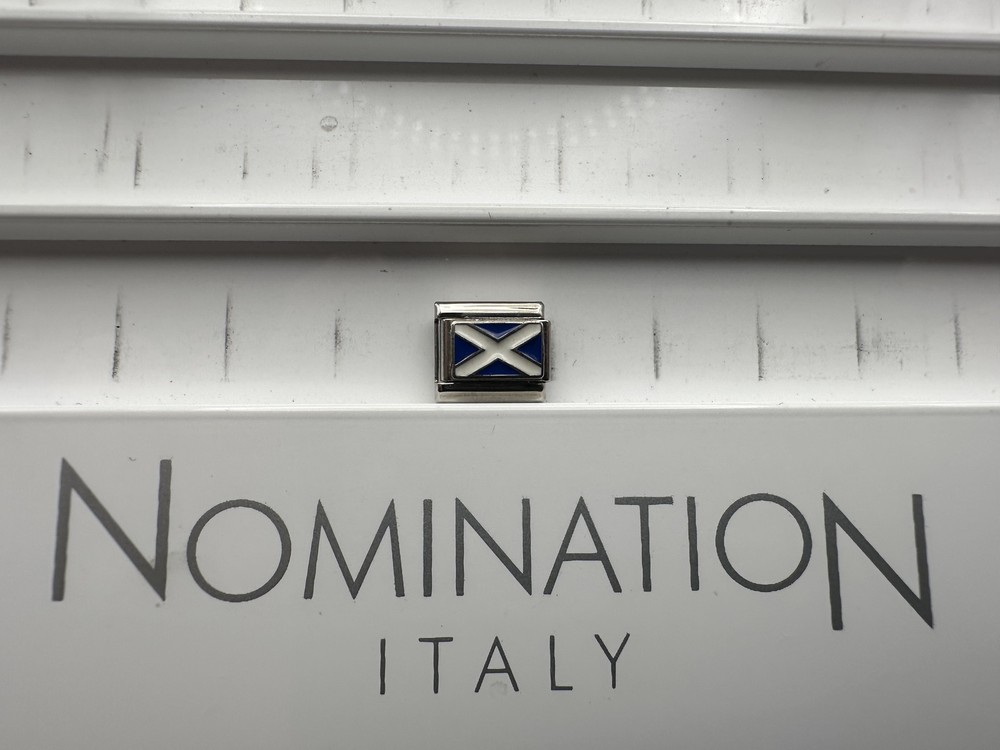 Scottish Flag Enamel Charm for Nomination Bracelets