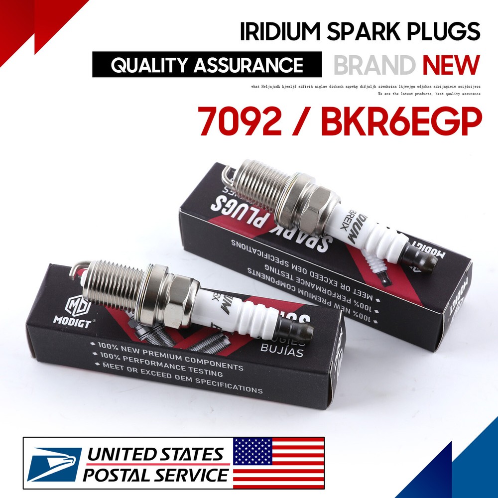 NGK 7092 Iridium Spark Plug Set of 6 for Honda Chevy Acura VW Subaru OEM Fit