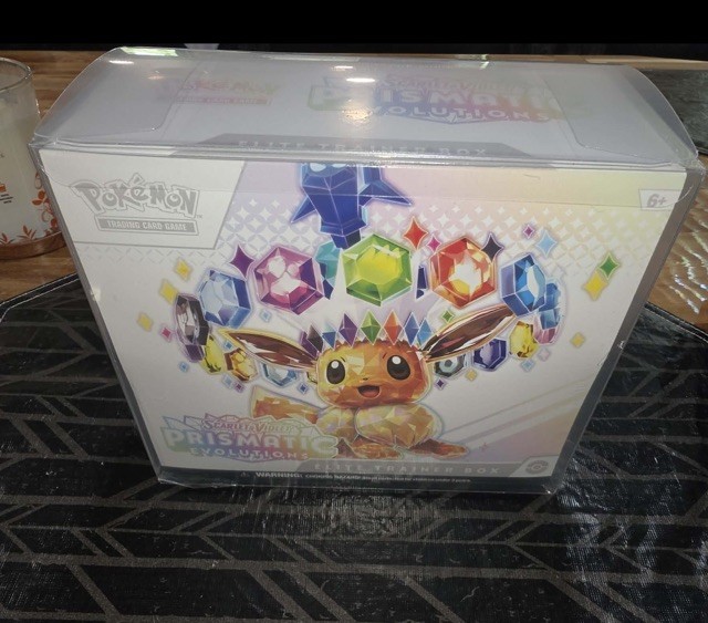 Pokemon Prismatic Evolutions Elite Trainer Box ETB Sealed & sleeved