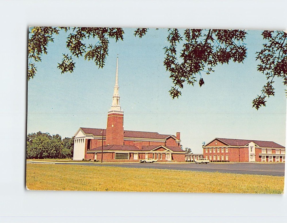Postcard Asbury Methodist Church Salisbury Maryland USA