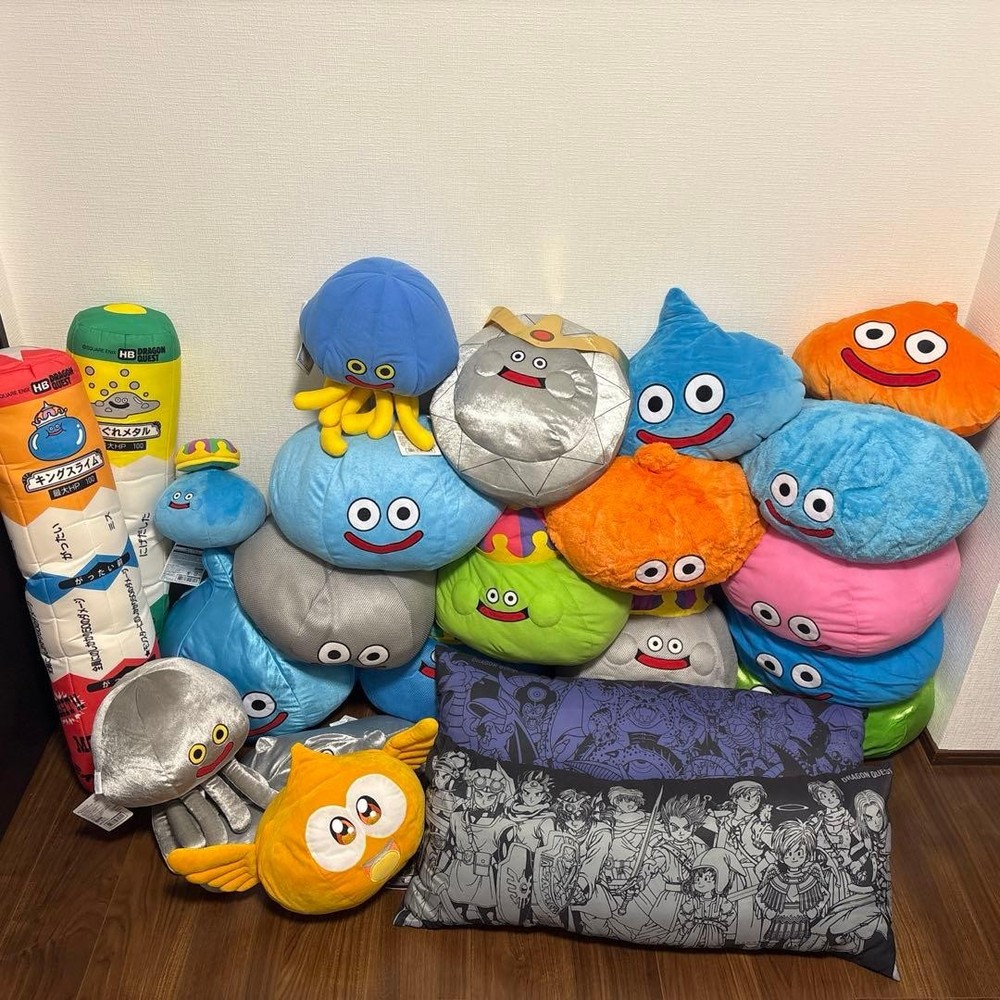 Dragon Quest Plush Lot Amusement Prize Slime Plushes Large Collection
