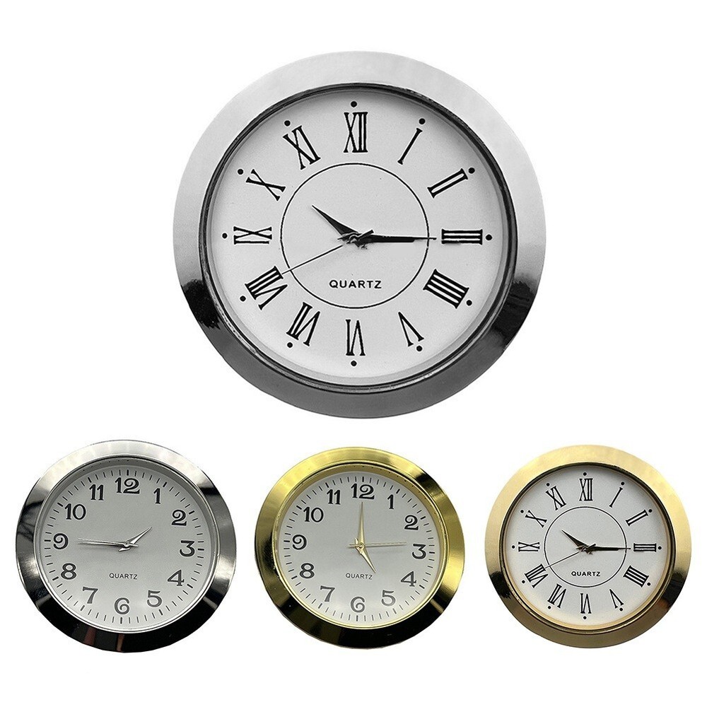 Clock Insert Quartz Movement Round Glass Quartz Movement Perfect For S