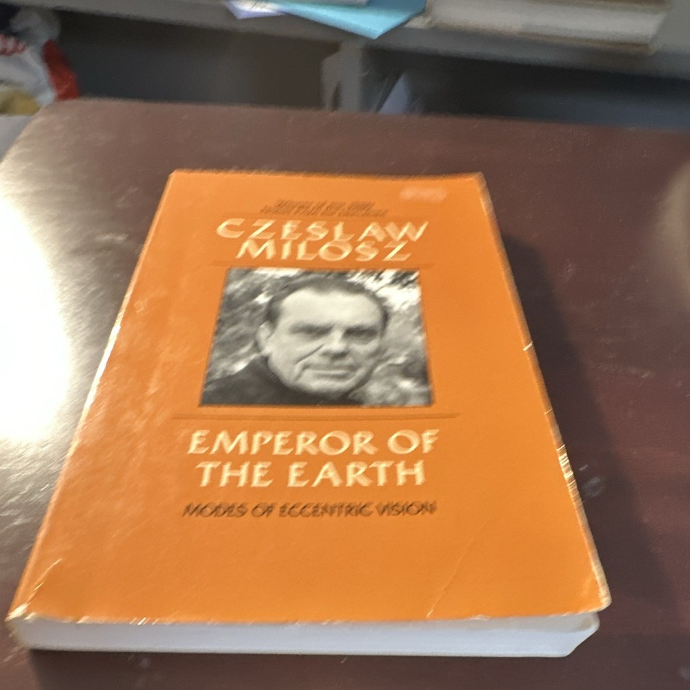 Czeslaw Milosz Emperor of the Earth Paperback 1981 Univ California Press 1st PB