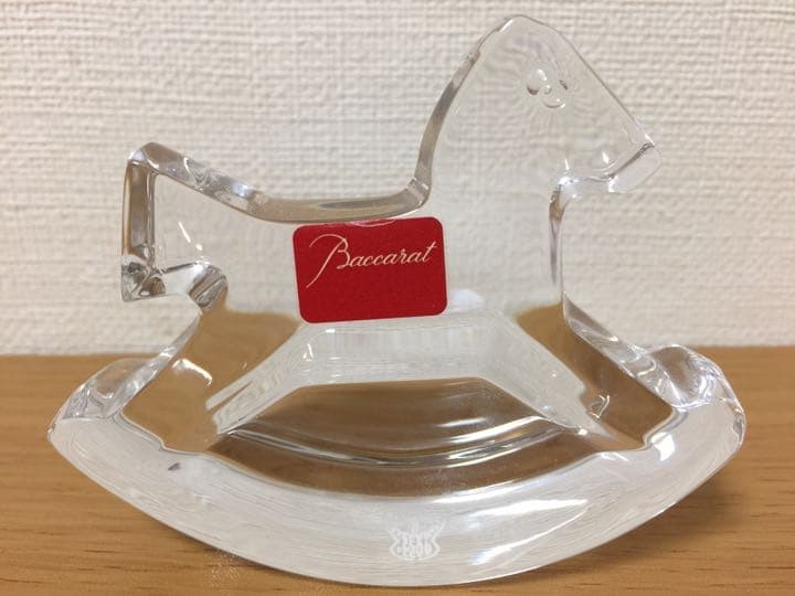Baccarat Collection Rocking Horse Figurine Made in France, 8cm Rare Design