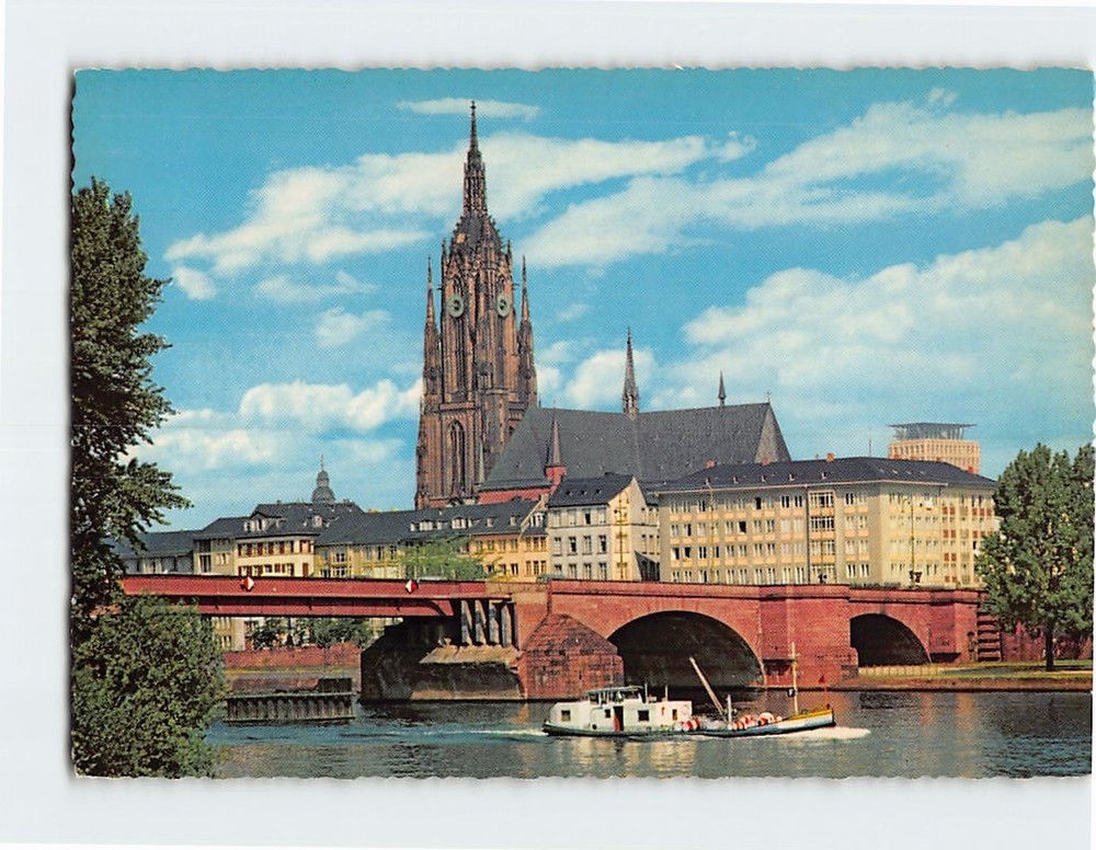 Postcard Der Dom Frankfurt Germany