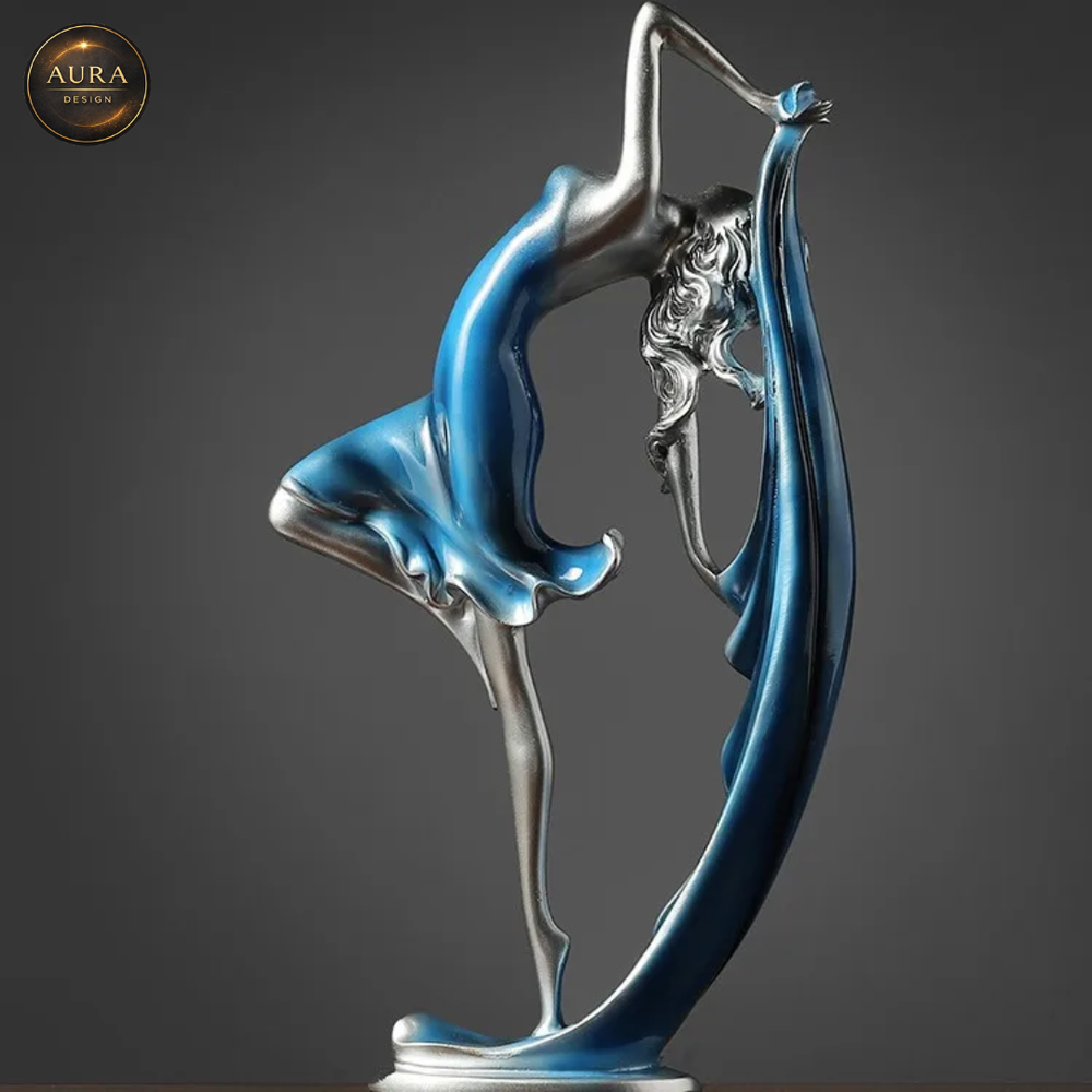 🏛 Modern Elegant Girl Decorative Statue 34cm ✨ Collectible Ornament
