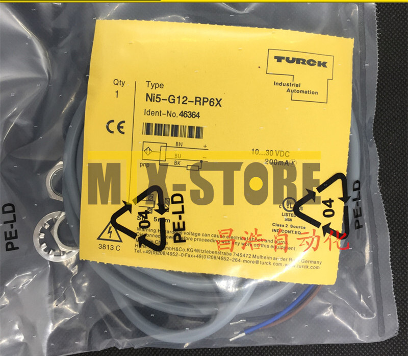1PC Brand New TURCK NI5-G12-RP6X NI5G12RP6X Sensor&Proximity Switch