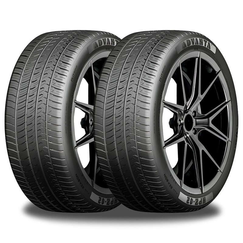 2 Advanta HPZ-02 245/40R17 95W All Season 50K Mile Warranty Extra Load XL Tires