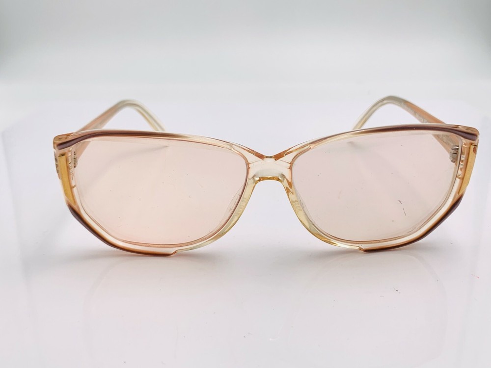 Vintage Rodenstock Monica Pink Translucent Oval Sunglasses FRAMES ONLY