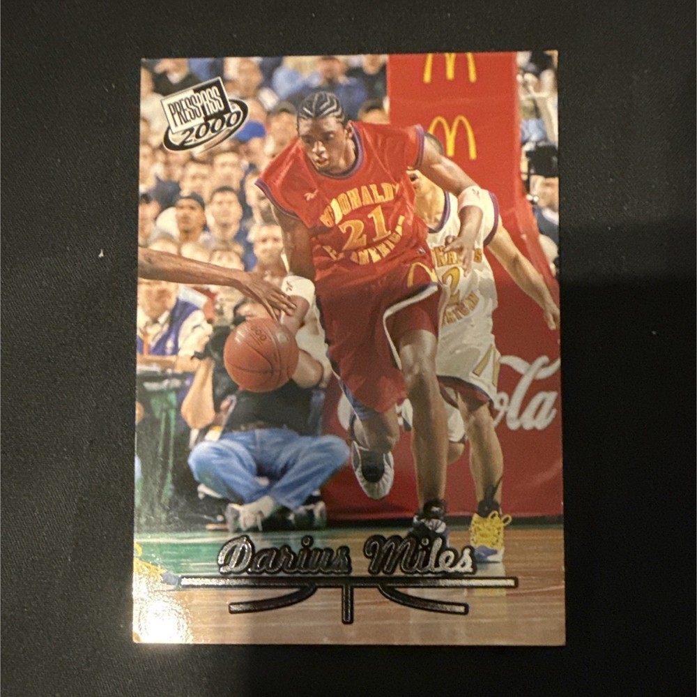 Press Pass 2000 Darius Miles #6 Base Set USA Basketball NCAA McDonald's AA