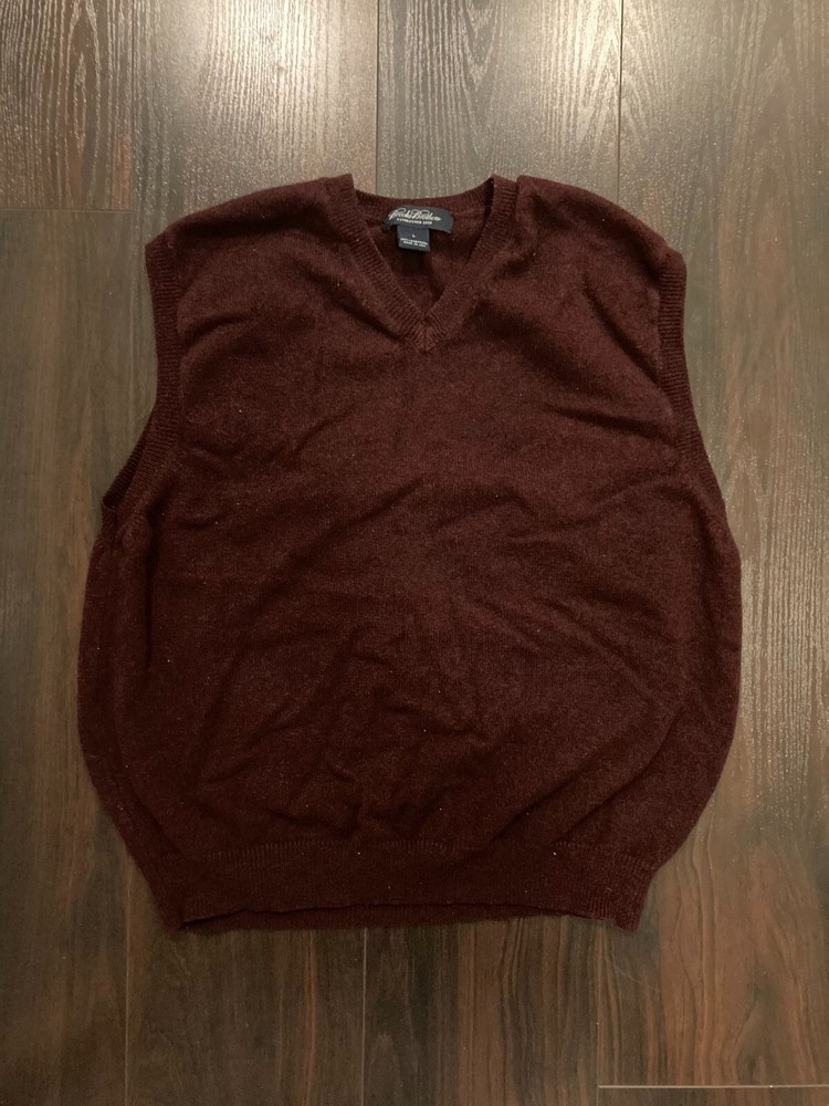Vintage Burgundy Brooks Brothers 100% lamb wool sweater vest