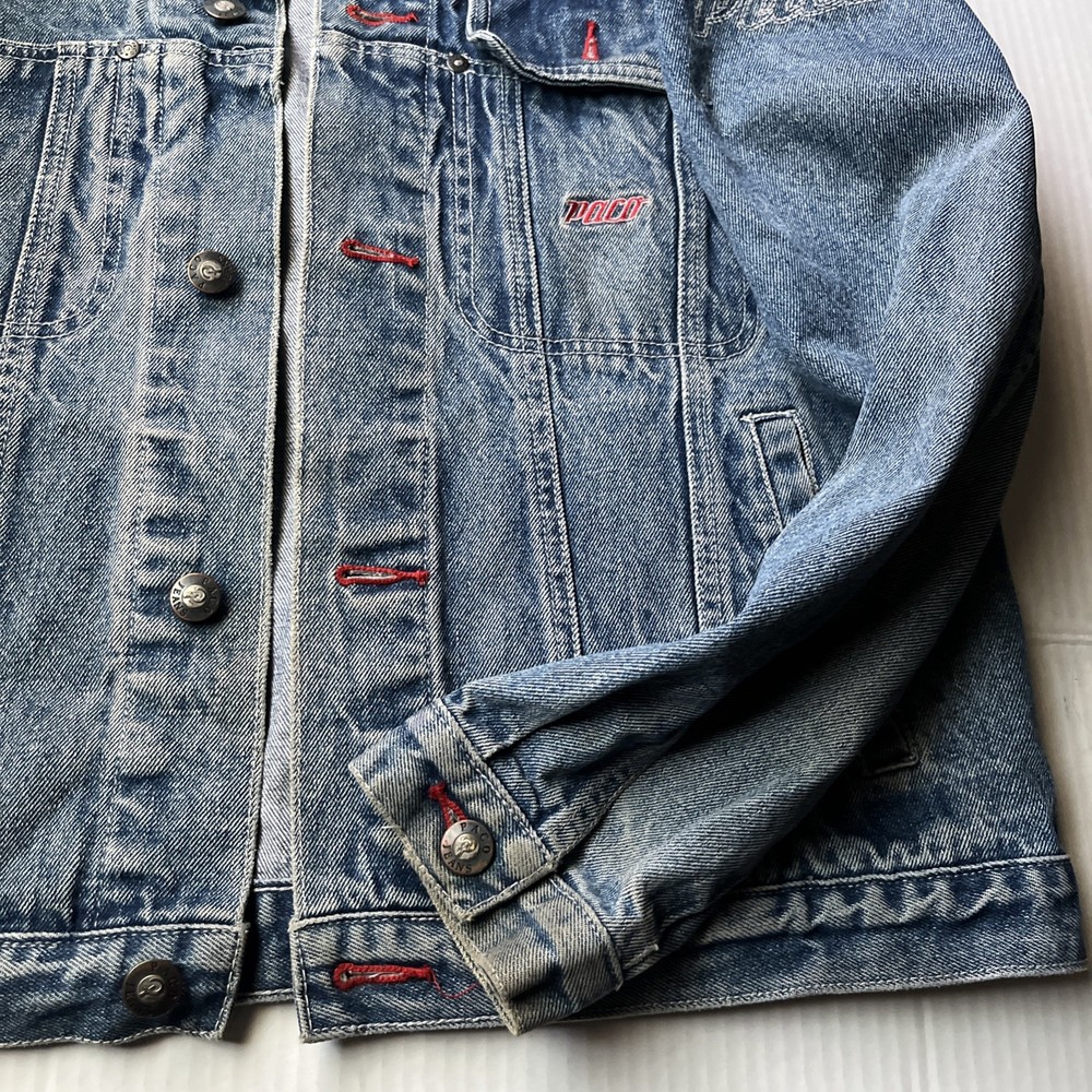 Paco Long Sleeve Jean Logo Shirt Medium. Good Condition