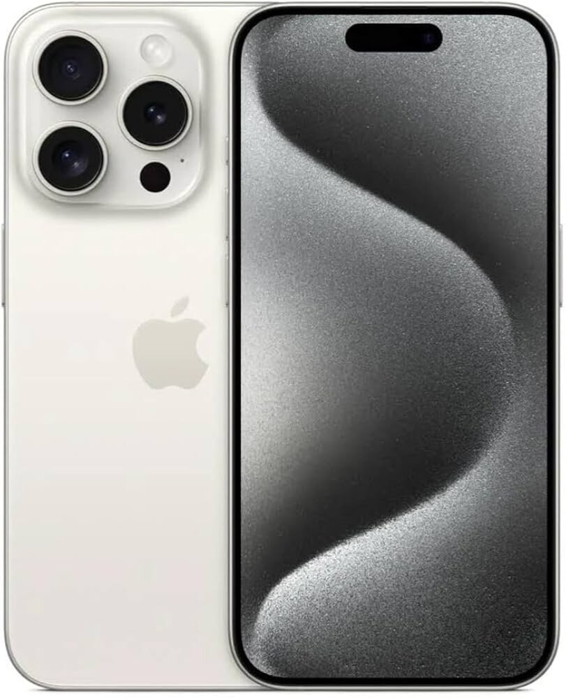 TIKTOK installed. Apple iPhone 15 Pro - 256 GB - White (Verizon)