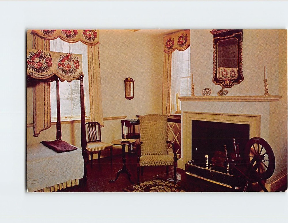 Postcard Interior Honeymoon Lodge Monticello Charlottesville Virginia USA