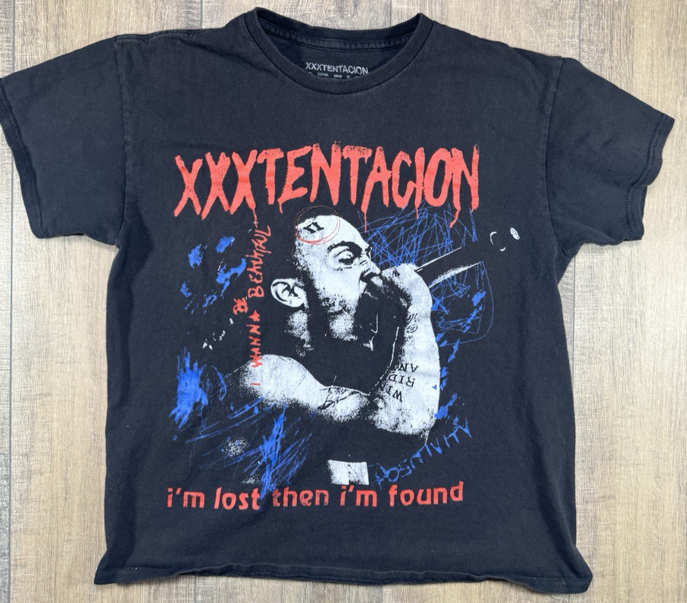 XXXTentacion Men's Official Merchandise I'm Lost Then I'm Found Tee T-Shirt SM